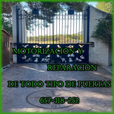 motorización de puertas